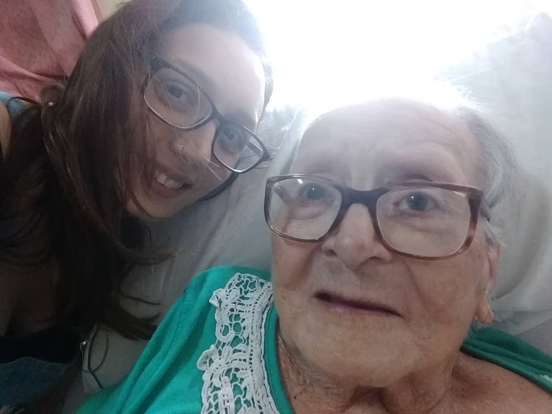 Una foto con mi abuela